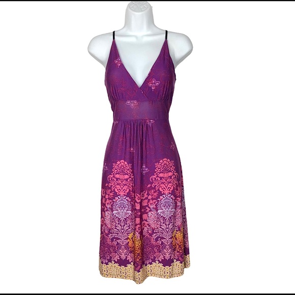 Lagaci Sport spaghetti strap dress magenta - Picture 1 of 16